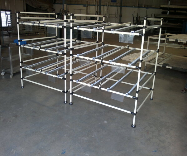 Plutonia Dynamics FIFO Storage Rack Systems